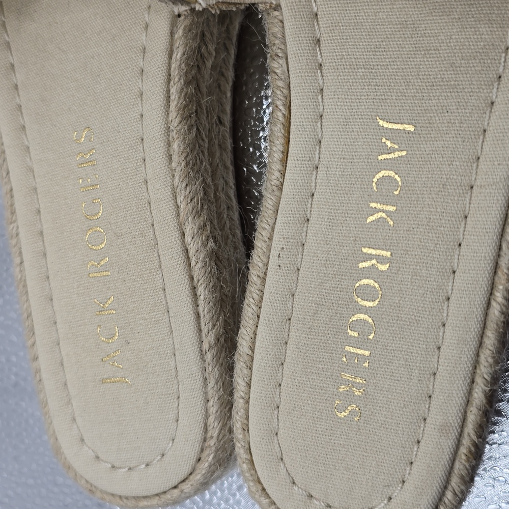 Jack Rogers Palmer Espadrilles Slides Sandals Wed… - image 8